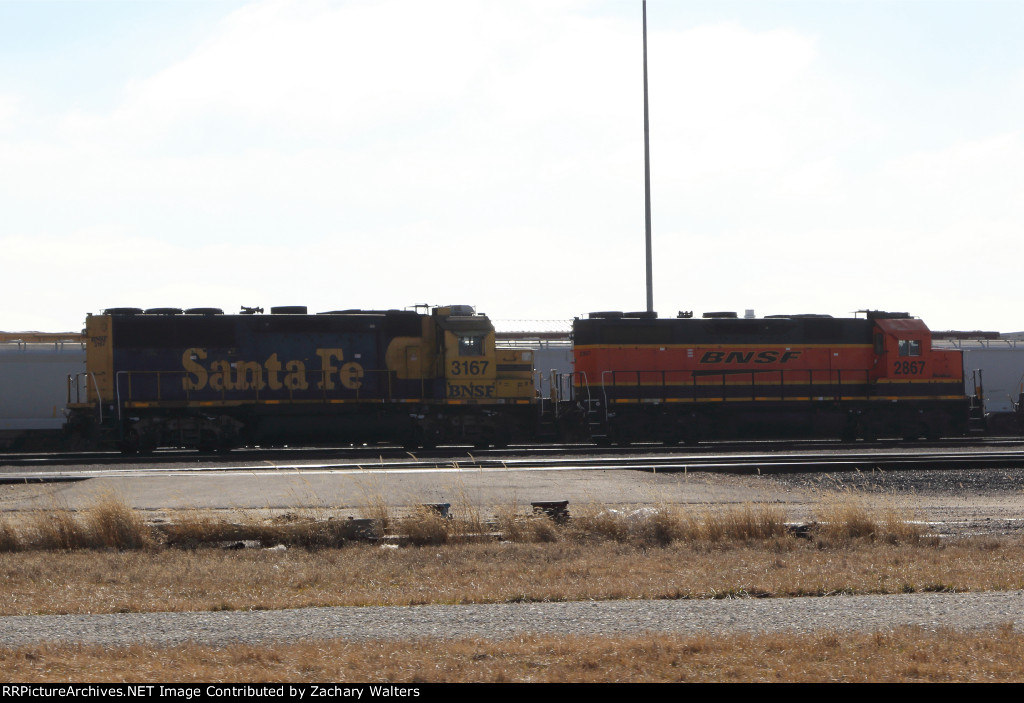 BNSF 3167 2867